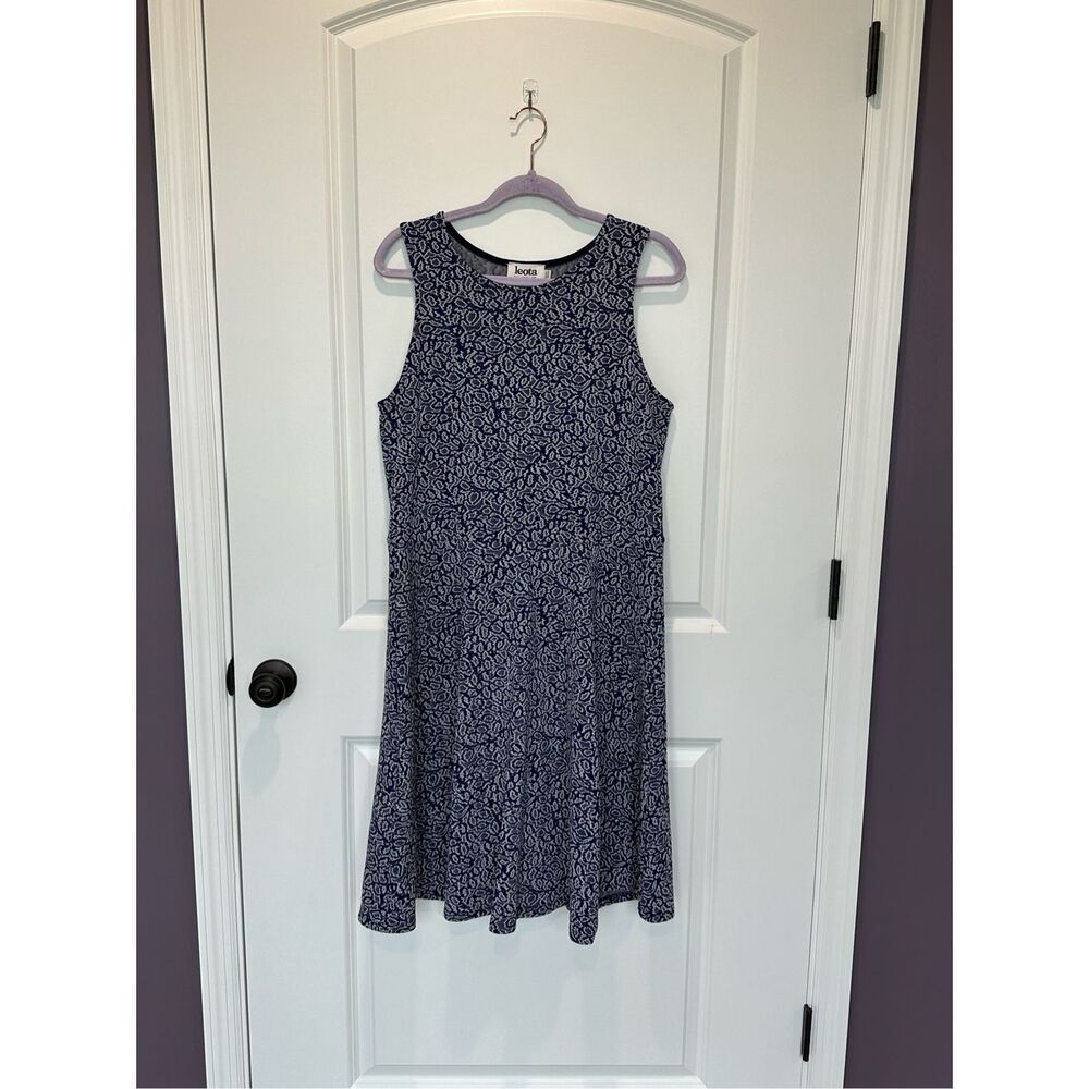 Leota for Dia & Co Blue Sleeveless A-Line Dress Size 1L (XL)